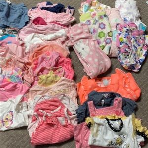 Lot of baby girl clothes